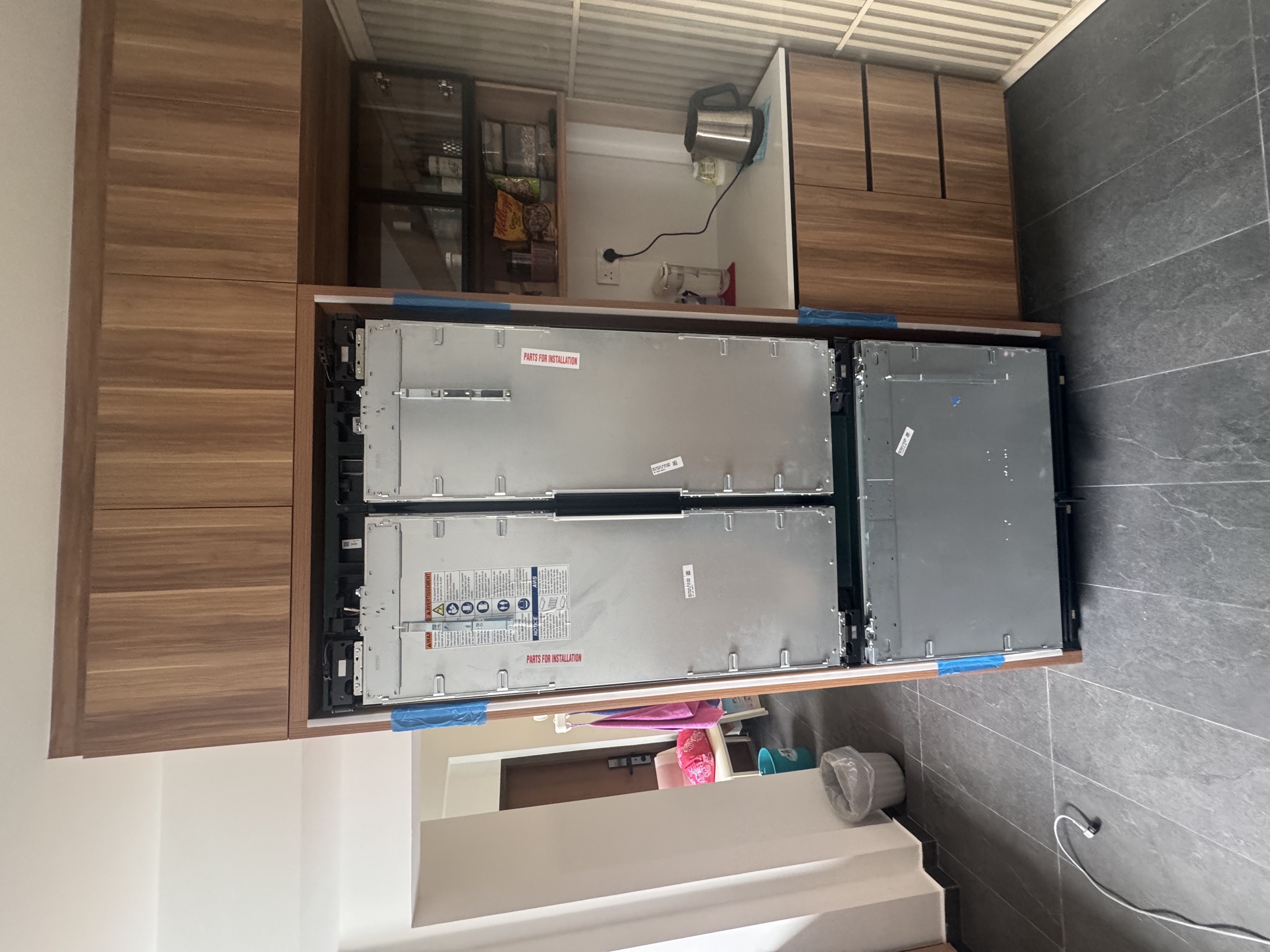 Liebherr fridge door panel installation